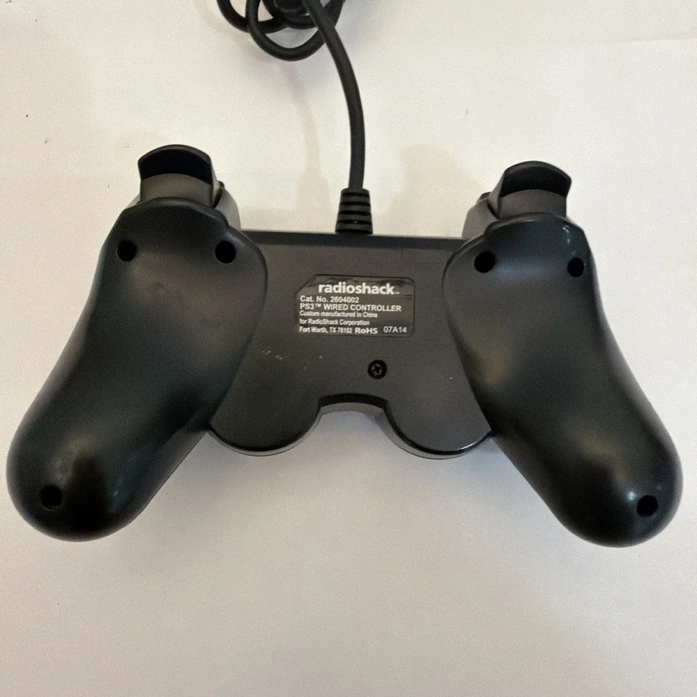 Lot (6) USB Wired Controllers PS3 Nyko Gigaware RadioShack Afterglow Untested
